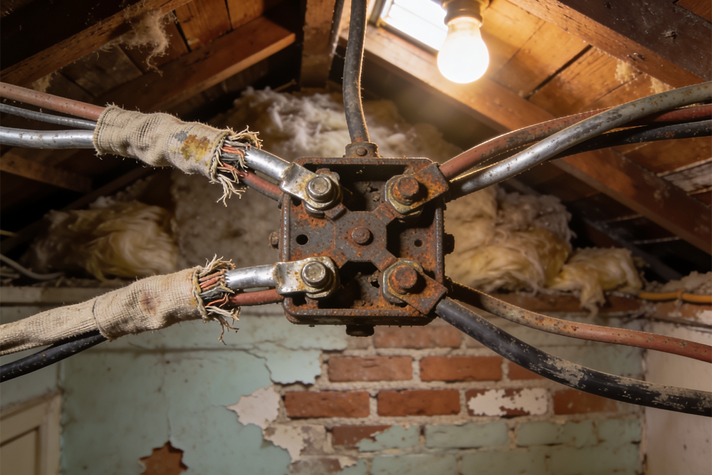 Old Wiring That Makes a Home a Hazard: Knob and Tube, Aluminum, and Ungrounded Outlets