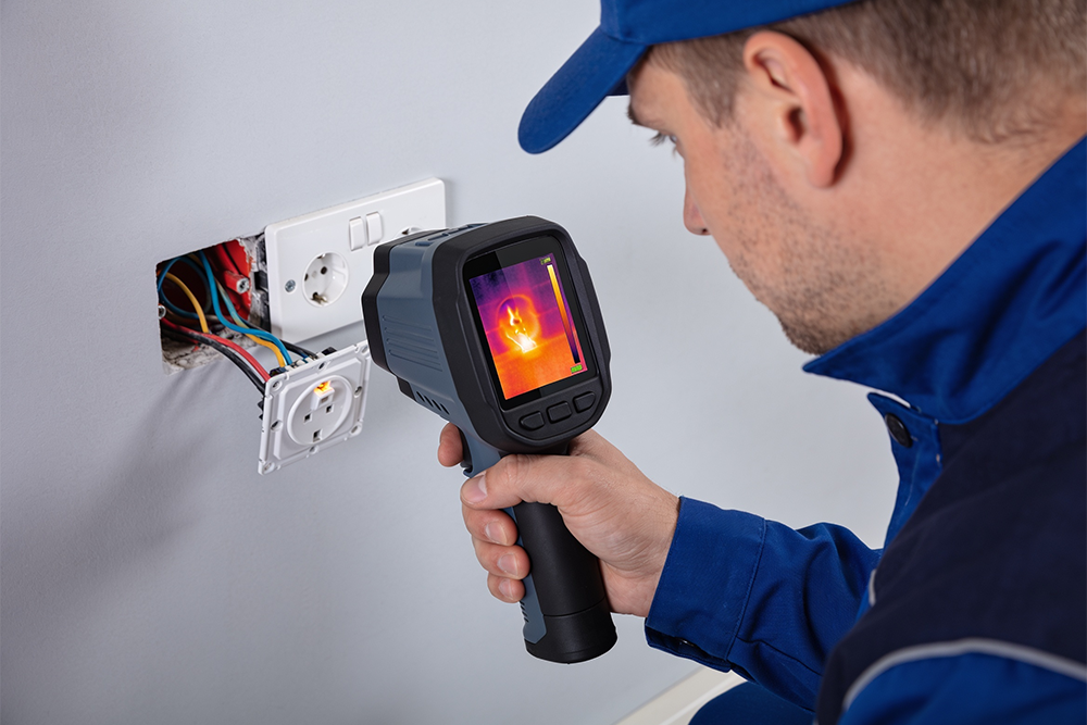 A Dead Outlet, a Thermal Camera, and a Hidden Wiring Hazard