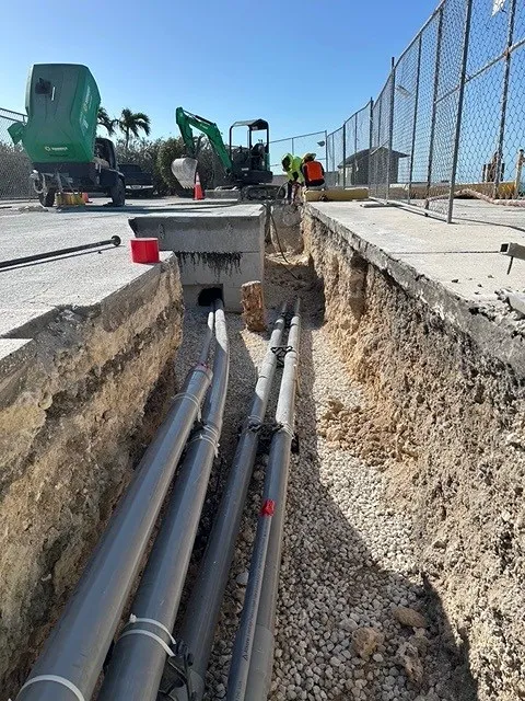 Spectrum Electric team working on an electric inspection